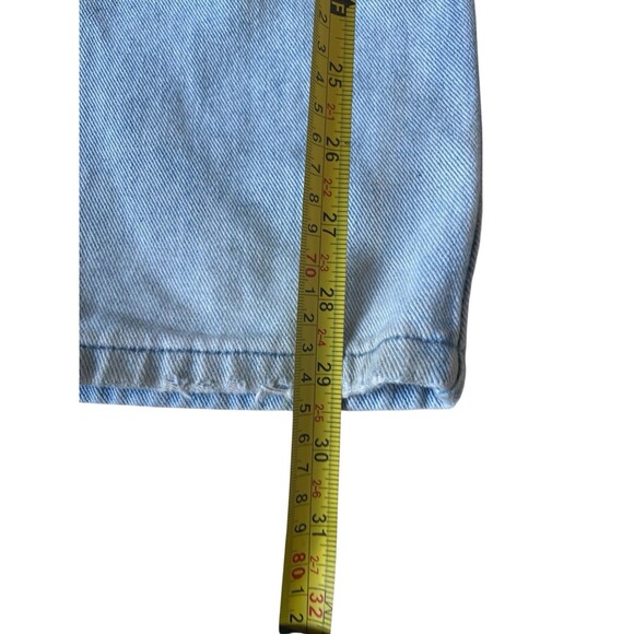 Pacsun 90s Baggy Cargo Jeans Y2K Mid Rise Light Wash 090223 Size 28 x 30 READ - Picture 6 of 9